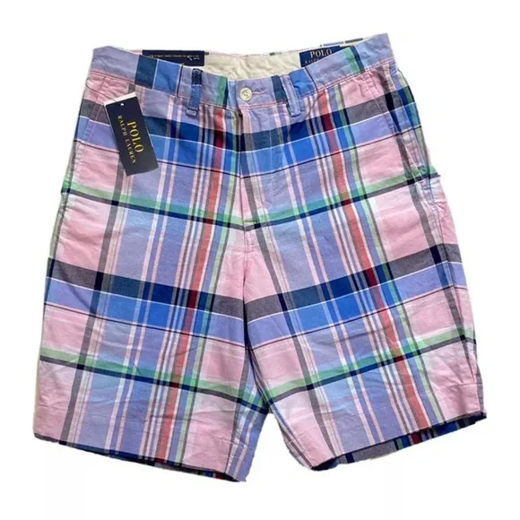 Plaid chino hotsell shorts